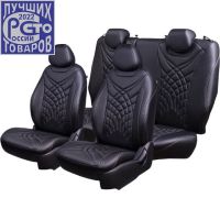 Чехлы Премиум Экокожа Байрон Президент|Жук на ВАЗ 2107 (1982-2012)