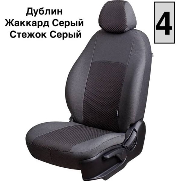 Чехлы Жаккард на Hyundai Getz 2002-2011 г.в.